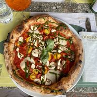 i may have added mushrooms on top, i don’t remember oops  at Organic Pizza & Food in Milan