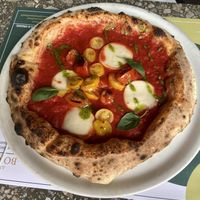 vegan margarita pizza   at Organic Pizza & Food in Milan