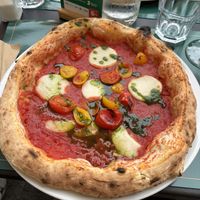 Vegan pizzaa  at Organic Pizza & Food in Milan