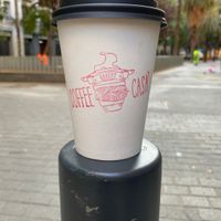 To go Becher at Coffee Casa in Barcelona