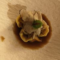 Ravioli truffle mushroom   at Aleria Restaurant in Athens