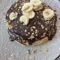 Vegan pancakes  at Neratzia in Athens