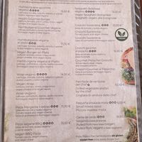 Vegan menu  at Beat in Tenerife