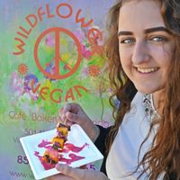 Emily at Wildflower Vegan Café in Millville