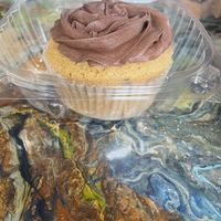 Vegan, gf cupcake   at Wildflower Vegan Café in Millville
