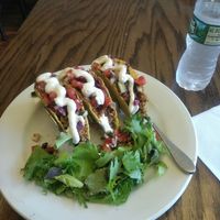 Delicious tacos  at Wildflower Vegan Café in Millville