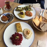 Meze lunch  at Nevale Mutfak in Istanbul