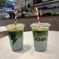 Lavender + CBD Lattee  at Jenki in East London