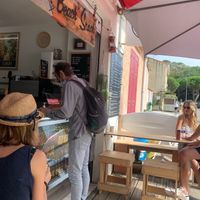 Entrance at Racou Beach Snack in Le Racou