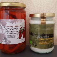 Infinity products including organic vegan mayo at Manuka Wholefoods in Chichester