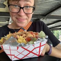 Fabulous nachos 😻  at Calaveritas in Atlanta