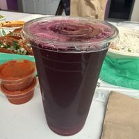Hibiscus água fresca  at Calaveritas in Atlanta