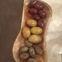 Olives at Ergon Agora in Thessaloniki