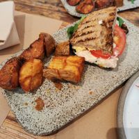 Jackfruit melt at Ergon Agora in Thessaloniki