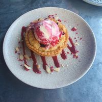 Vegan dessert at The Botanist in Salford