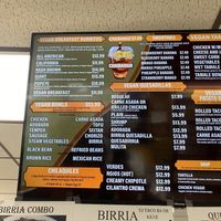 Menu burritos, bowls, quesadillas   at Liticker's in San Diego