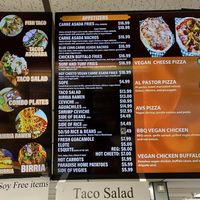 Menu appetizers   at Liticker's in San Diego