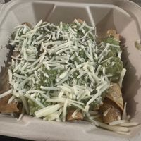 Potato rolled tacos  at Liticker's in San Diego