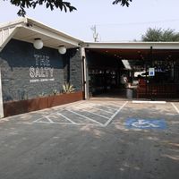 Back entrance at The Salty Donut in Dallas