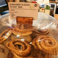 Cinnamon buns at 3 Peaks Cycles in Settle