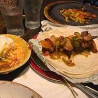 Vegan fiesta fajita  at Chiquito in Camberley