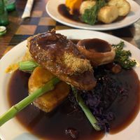 Vegan Sunday roast  at The Chorlton Tap in Manchester