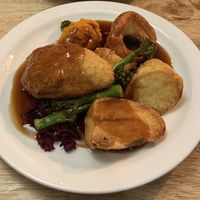 Panko chicken Sunday roast  at The Chorlton Tap in Manchester