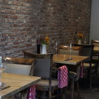 Inside restaurant at De Vegetarische Slager - The Vegetarian Butcher in The Hague