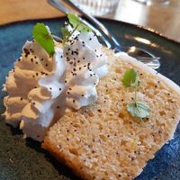 poppy lemon cake at De Vegetarische Slager - The Vegetarian Butcher in The Hague