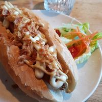 rookworst lunchmenu at De Vegetarische Slager - The Vegetarian Butcher in The Hague