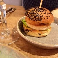 ‘Naked chicken burger’ at De Vegetarische Slager - The Vegetarian Butcher in The Hague