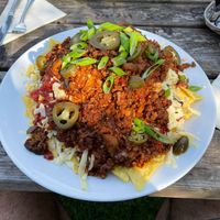 Veggie nachos  at The Whyte Harte Hotel in Bletchingley