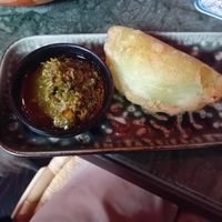 Vegan empanada at The Streetfood Club in Utrecht