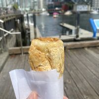 Tofu roll. Have them warm it up so you can enjoy it right away  at Laurelle's Fine Foods in Vancouver