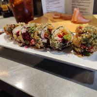 Red Lotus when beets, carrots, broccoli and teriyaki. at Kei Sushi in Reno