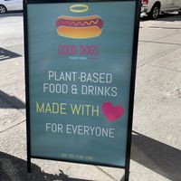 Deliciousness!!! 🤤 at Good Dogs Plant Foods in Vancouver