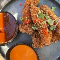 Mushroom appetizer   at Good Dogs Plant Foods in Vancouver