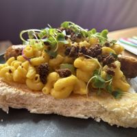 Mac Daddy (sans chili)  at Good Dogs Plant Foods in Vancouver