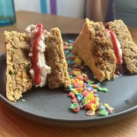 Ice Cream Sammy  at Good Dogs Plant Foods in Vancouver