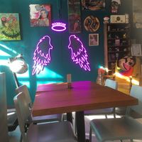 Cute decor at Good Dogs Plant Foods in Vancouver