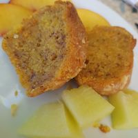 Carrot cake at Victoria Cafe & Boutique in Ntamouchari