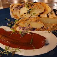 Potato burrito at Blasta Brewing Company in Burswood