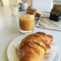 vegan croissant with jam  at Novecento Bistrot in La Maddalena