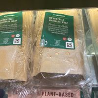 Non-meatball wrap at Starbucks - Wardour in London