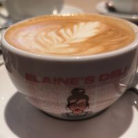 Oat 💚 Cappuccino at Elaine's Deli in Frankfurt