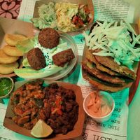 Variety "Rabi" tapas for two - a complete meal! at El Rabipelao in Barcelona