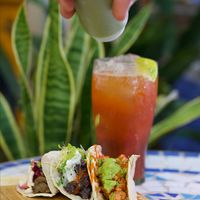 Vegan tacos at El Rabipelao in Barcelona