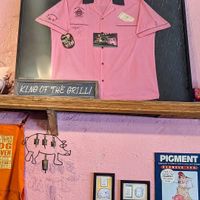 Diners, Drive-ins, and Dives memorabilia at Thee Pitts Again in Silverton