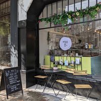 view from outside at Miss B in Brussels