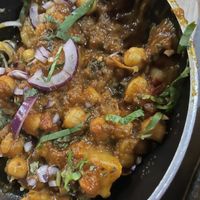 Chickpea and potato curry  at The Curry Leaf in Lagos